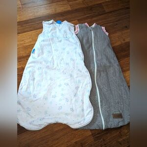 2 pk thick sleepsacks. Baby sleepers.